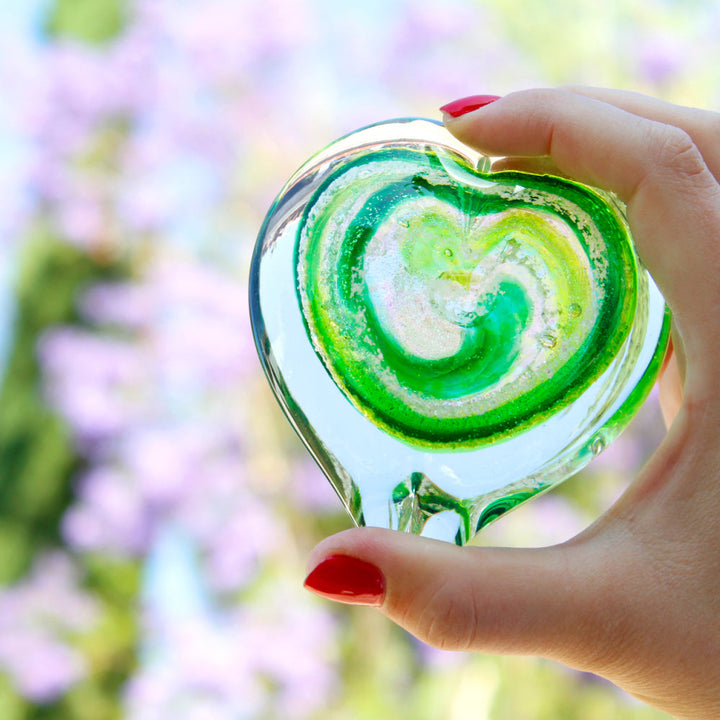 Living Glass Hearts for Pets