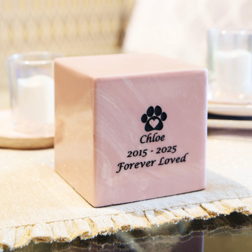 Aurora Pet Cube Urn