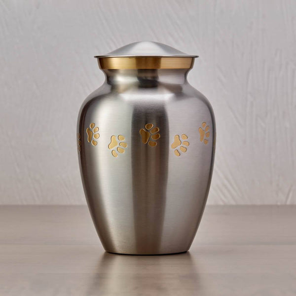 Classic Pewter Pet Urn