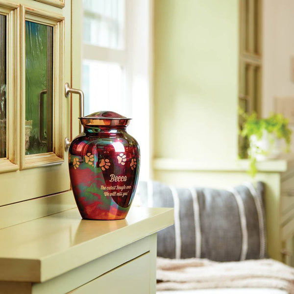 Classic Raku Pet Urn