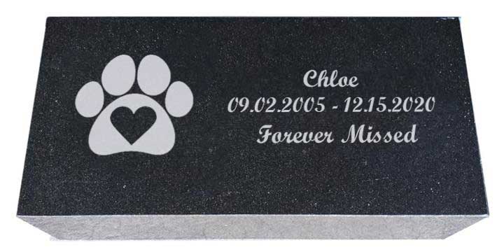 Custom Pet Memorial Stone