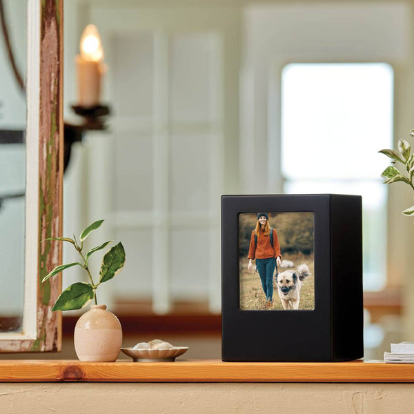 Photo Urn for Pets - Black